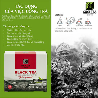 Hồng trà túi lọc Sugi Tea - Hồng Trà Shan Tuyết cổ thụ Suối Giàng 300 năm tuổi