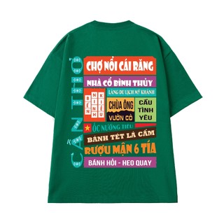 Áo Thun Cần Thơ NGỐ TEE 63 Tỉnh Thành và Địa Danh Form Unisex Rộng Rãi Vải Cotton Thoáng Mát