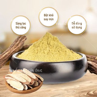 Bột cam thảo 1kg, nguyên chất, thơm mịn, bột pha uống, đắp mặt - Lãn Ông