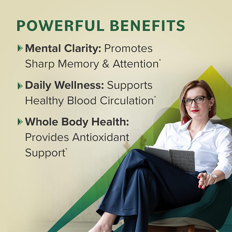 Ginkgo biloba, giúp giảm lo âu, cải thiện chức năng nhận thức và cải thiện tâm trạng
