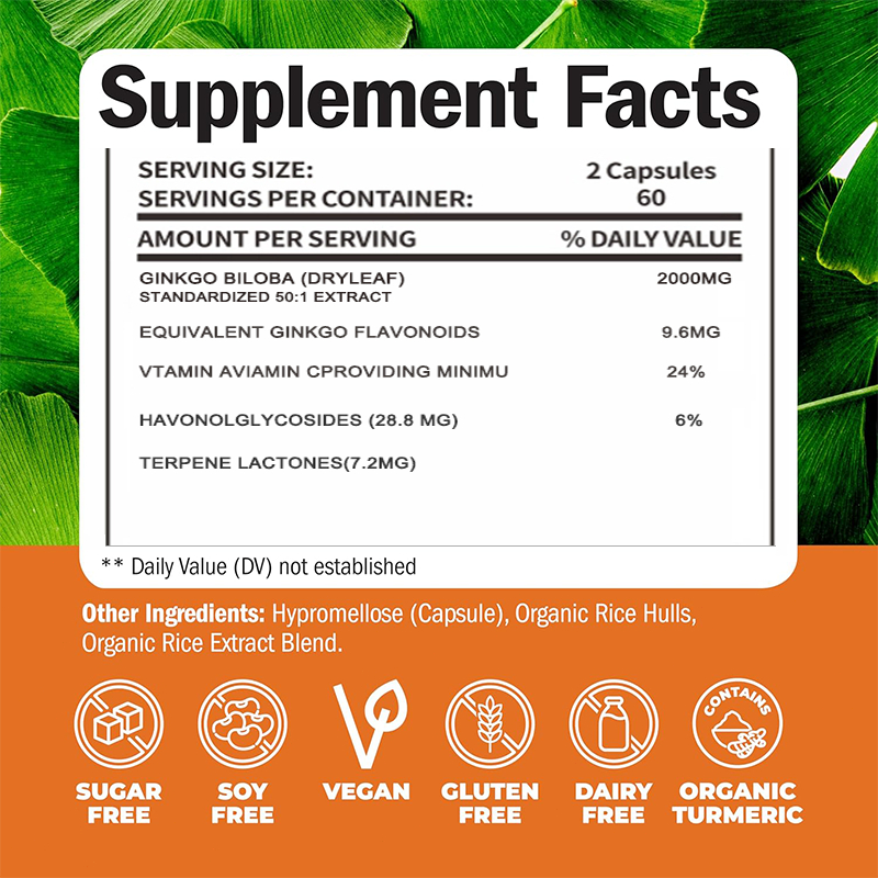 Ginkgo biloba, giúp giảm lo âu, cải thiện chức năng nhận thức và cải thiện tâm trạng