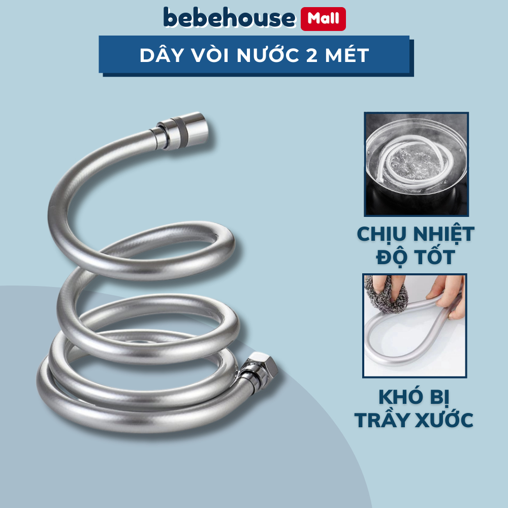 Dây Vòi Nước 2 Mét PVC Cao Cấp Chịu Áp Suất Cao HV003 BEBEHOUSE