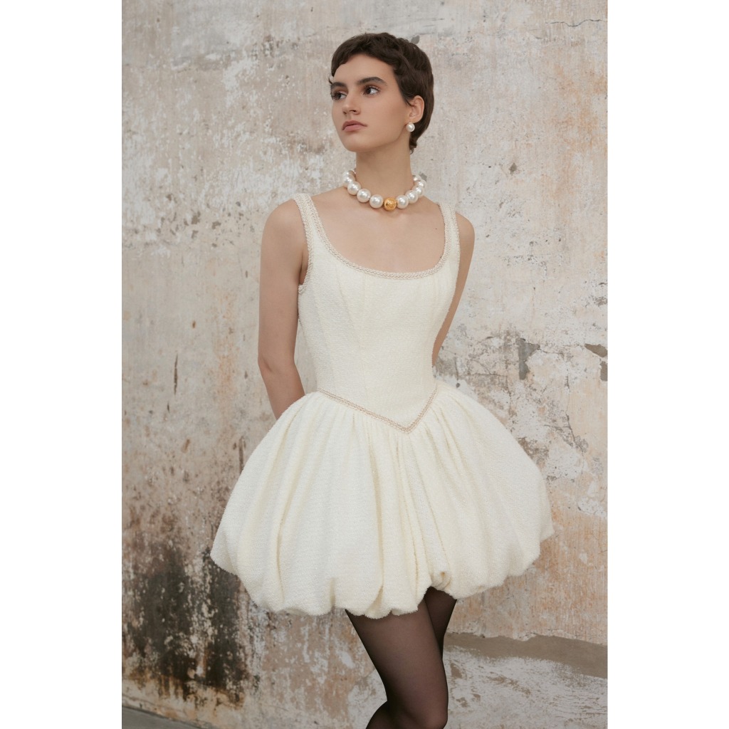Đầm tweed Gwendolyn Dress HUONG BOUTIQUE HBV1314 | Shopee Việt Nam