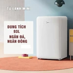 Tủ lanh mini PVL 2 ngăn làm đá cấp đông - MIDEA 93L cao cấp, siêu tiết kiệm điện - Bảo Hành 6 Năm — ảnh 5
