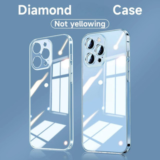 Ốp điện thoại iphone trong suốt cao cấp chống xước, bảo vệ viền camera iPhone 17 17pro 17 air x xr 11 12 13 14 15 16 Pro