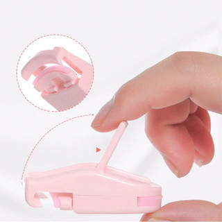 Kẹp bấm mi hình vuông nhỏ gọn cầm tay có đệm thay thế tiện dụng(đọc mô tả)