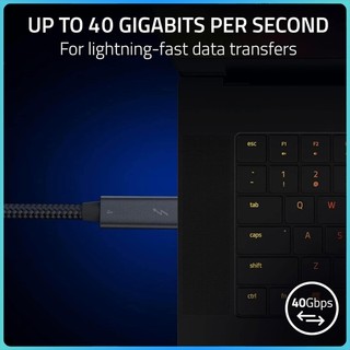 Cáp thunderbolt Cáp USB4 USB-C to C 240W – Sạc Siêu Nhanh, Truyền Tốc Độ 40Gbps, Chuẩn 8K Xuất Hình, dây dài 0.8m