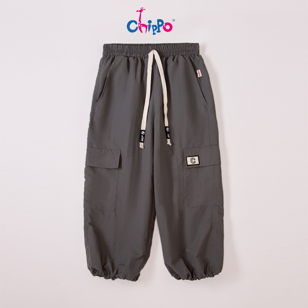 Ảnh Quần gió bé trai CHIPPO chất liệu mềm co gian tốt cho bé từ 4 đến 14 Tuổi(14-40Kg) QG chữ C 1