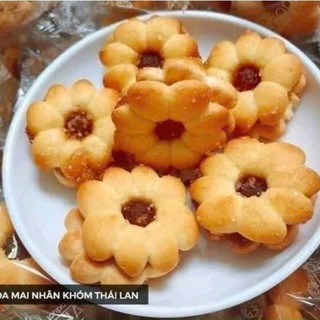Bánh Quy Hoa Mai Nhân khóm,nhập khẩu chính hãng Thái Lan Giòn giòn,chua chua,ngọt ngọt,ngon,trọn vẹn hương vị.