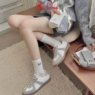 Tất Nữ cổ cao - Vớ cổ cao họa tiết nơ vặn thừng trẻ trung - năng động T 809 BC_CHIC LINGERIE