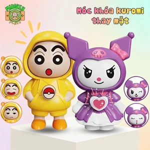 Móc Khóa Shin Chan Thay Đổi Khuôn Mặt - Shin Chan Móc Khóa Đổi Mặt Quà Tặng Dễ Thương