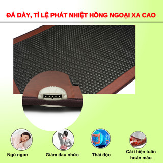 Thảm Đá Nóng Carefit Nằm 2 Người 120x190 cm CM100