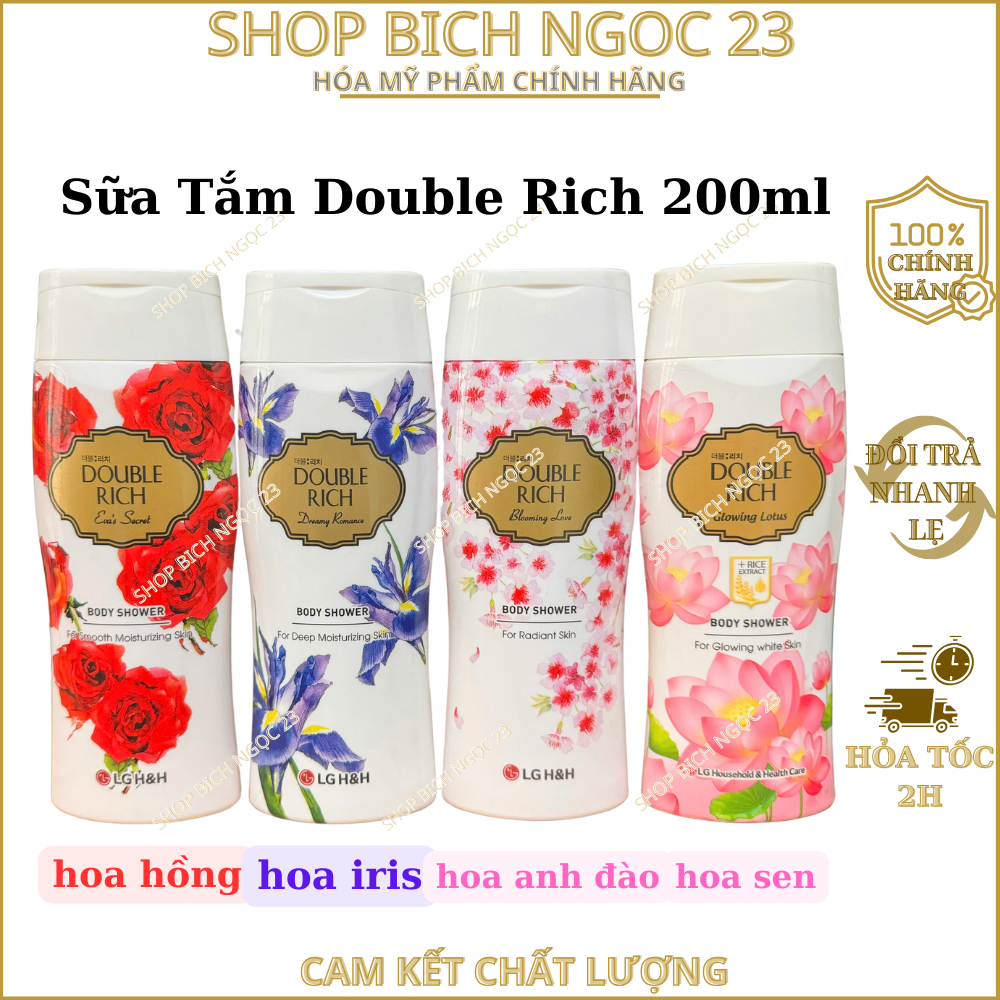 Sữa Tắm Double Rich Cân Bằng Ẩm Hương Nước Hoa 200G