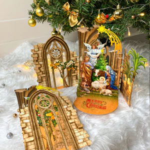 Thiệp 3D Đêm Giáng Sinh - Holy Night 3D Cards (có bán sỉ số lượng nhỏ) mẫu mới nhất 2021