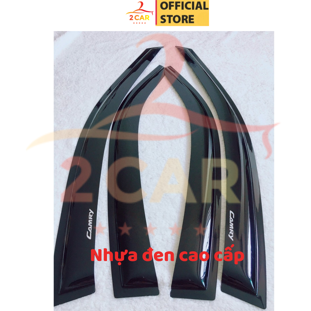 Vè che mưa xe Toyota Camry 2003-2024, 2025 nhựa ĐEN cao cấp