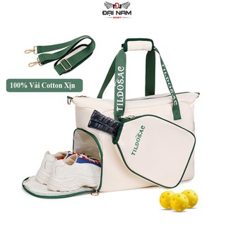 Túi Đựng Vợt Pickleball Thời Trang 100% Vải Cotton Xịn, Đựng Được Nhiều Phụ Kiện Đại Nam Sport