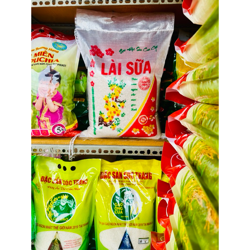 Gạo Lài Sữa Bao 5ký