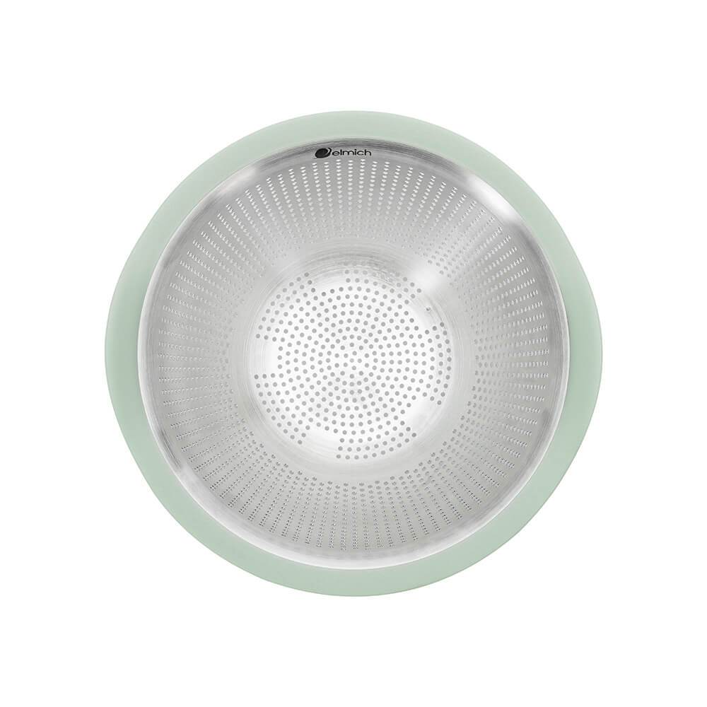 Rổ inox cao cấp có chân đỡ ráo nước Elmich EL111 size 23,29cm