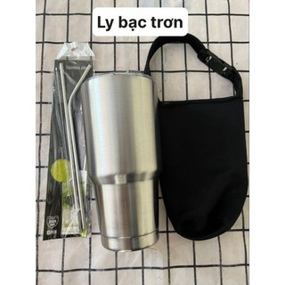 Ly giữ nhiệt 900ml HIlogi inox 304 nắp đậy kín , giữ nóng hơn 8 giờ , giữ lạnh 20 giờ , tặng full phụ kiện , chống xước