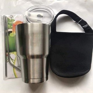 Ly giữ nhiệt 900ml HIlogi inox 304 nắp đậy kín , giữ nóng hơn 8 giờ , giữ lạnh 20 giờ , tặng full phụ kiện , chống xước