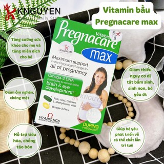 Viên Uống Vitamin Tổng Hợp Pregnacare Max Vitabiotics Cho Bà Bầu