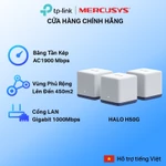 [Hỏa Tốc] Hệ Thống Wifi Mesh Mercusys Halo H50G Dành Cho Gia Đình Chuẩn AC1900 — ảnh 1