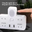 Ổ Cắm Điện 3 CHẤU Thông Minh Yosunlix Có Đèn Ngủ Ổ Điện 2 Chấu Cổng Sạc USB Chống Giật