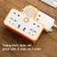 Ổ Cắm Điện 3 CHẤU Thông Minh Yosunlix Có Đèn Ngủ Ổ Điện 2 Chấu Cổng Sạc USB Chống Giật