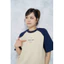 MIDDUA - Tee2402 Tee raplan form boxy, phối tay màu