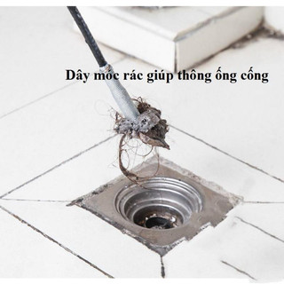 Dụng cụ gắp rác thông cống 90cm,cây thông cống móc rác đa năng