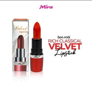 Son môi Mira Aroma Rich Classical Velvet với chất son nhung mịn, mướt mềm và giữ ẩm C433