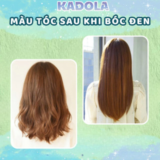 Thuốc bóc màu đen, bóc màu nhuộm đen, Tặng kèm oxi và dụng cụ - Thuốc Nhuộm Tóc Kadola Siêu Dưỡng