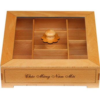 Khay Đựng Bánh Kẹo Tết Đẹp Cao Cấp, Hộp Đựng Mứt Sang Trọng Bằng Gỗ  NHATVYWOOD