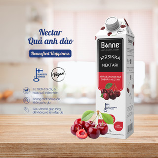 Nước ép Cherry (quả Anh đào) nguyên chất BONNE Premium 1L nhập khẩu Châu Âu - Soul Juice
