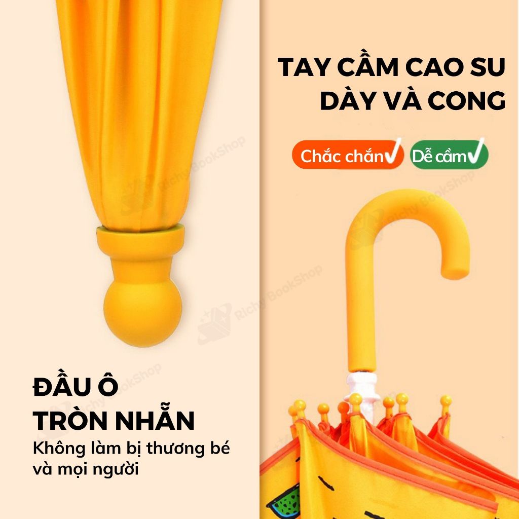 Ô Dù Trẻ Em Chính Hãng Mideer Kids' Umbrella Eric Carle - Thiết Kế Độc Đáo & An Toàn Cho Bé