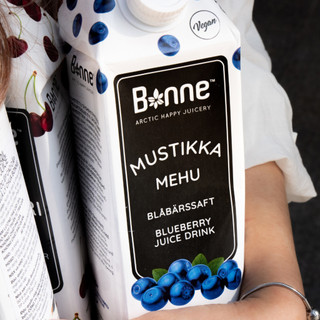 Nước ép Việt quất rừng từ trái cây thật và nước suối tinh khiết Bonne Premium Blueberry 1L - SOUL JUICE