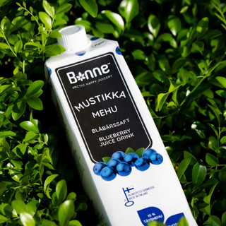 Nước ép Việt quất rừng từ trái cây thật và nước suối tinh khiết Bonne Premium Blueberry 1L - SOUL JUICE