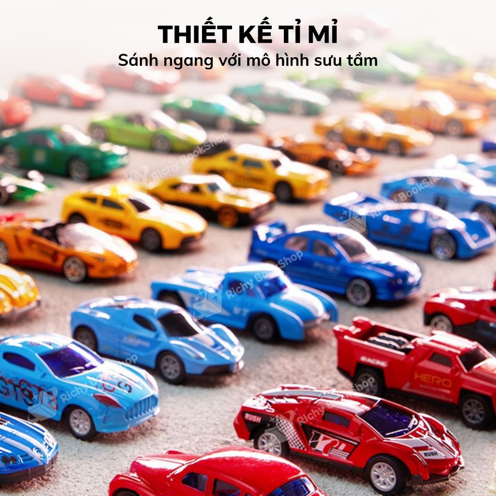 Bộ Mô Hình Xe Đua Mini Hợp Kim Mideer Mini Alloy Racing Cars - Thiết Kế Tinh Xảo, Bền Bỉ & An Toàn