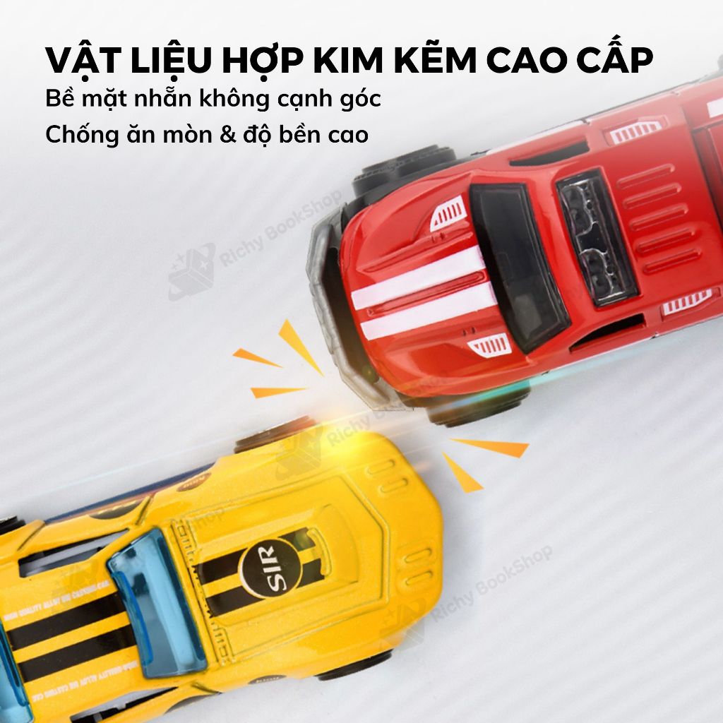 Bộ Mô Hình Xe Đua Mini Hợp Kim Mideer Mini Alloy Racing Cars - Thiết Kế Tinh Xảo, Bền Bỉ & An Toàn