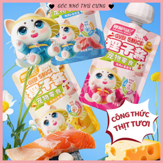 Súp thưởng cho mèo và chó Adventure With It - Súp thưởng nắp vặn dinh dưỡng (90gr)