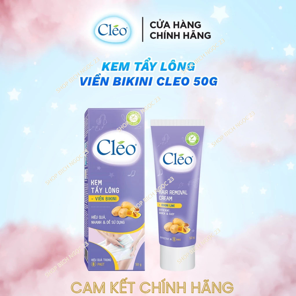 Kem Tẩy Lông Cho Da Nhạy Cảm Cleo Avocado Hair Removal Cream Sensitive Skin 50g/90g