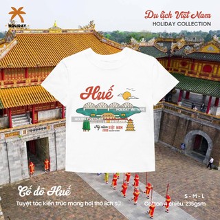 [HOẢ TỐC]  Áo thun nữ Baby tee Du lịch Việt Nam 250gsm cotton cao cấp