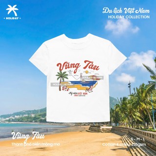 [HOẢ TỐC]  Áo thun nữ Baby tee Du lịch Việt Nam 250gsm cotton cao cấp