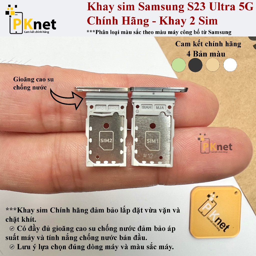 Khay sim Samsung S23 Ultra 5G Chính Hãng | Khay 2 sim S23 Ultra 5G ...