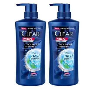 [GIÁ RẺ SIÊU TIẾT KIỆM] Combo 2 chai dầu gội đầu Clear Men 450ml có tách lẻ