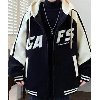 Áo Khoác Nỉ UNISEX Form Rộng Thiết Kế Kiểu Dáng BOMBER Chữ Thêu GAFS Cực HOT Mẫu Mới