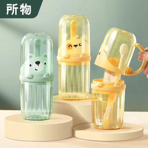 Hộp đựng bàn chải đi du lịch cho bé, hộp đa năng làm cốc,..