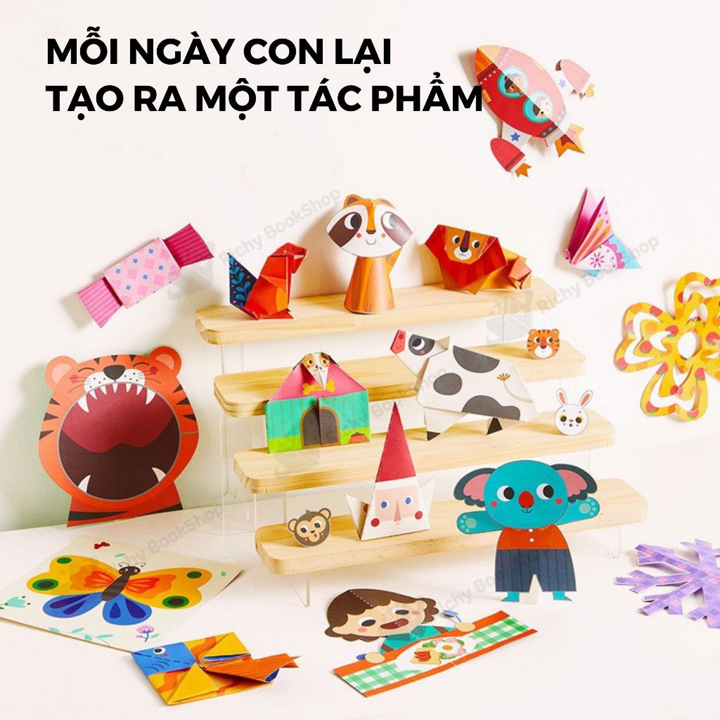 Đồ Chơi Thủ Công Bóc Dán Sticker cho bé Mideer Let’s Play With Stikers