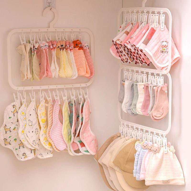 Móc treo tất, mũ, đồ lót tiết kiệm diện tích, dễ nhìn