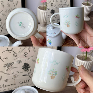 [Updating] Cốc Ly Đĩa Nông Trại Country Cute - Gốm Nhật 2hand